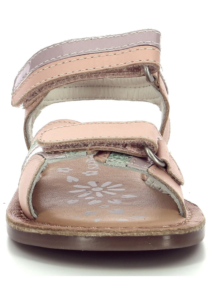 Kickers Sandalen Leder Violett/Rosa