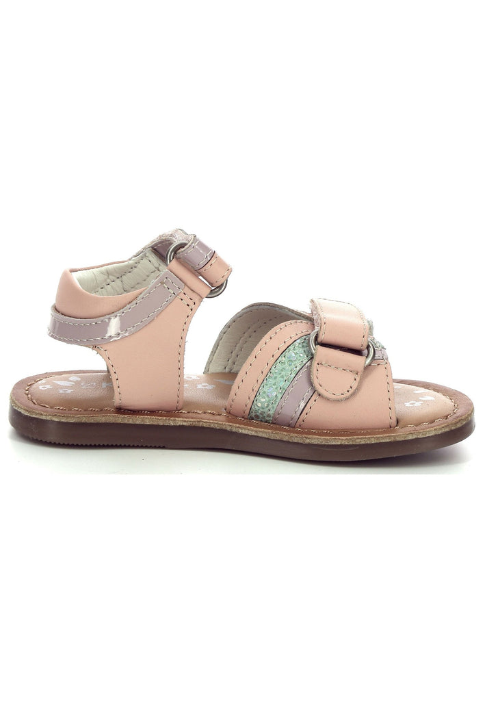 Kickers Sandalen Leder Violett/Rosa