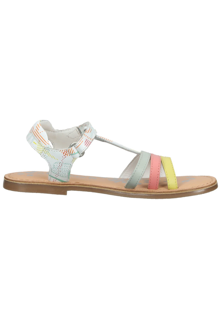 Kickers Sandalen Leder Weiß