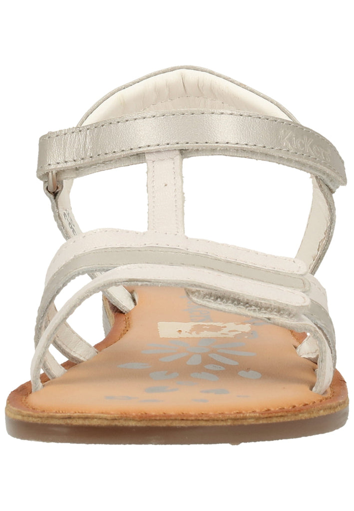 Kickers Sandalen Leder Weiß