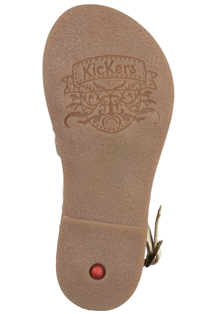 Kickers Sandalen Leder Weiß