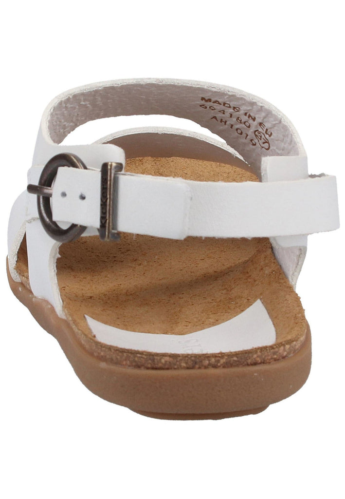 Kickers Sandalen Leder Weiß