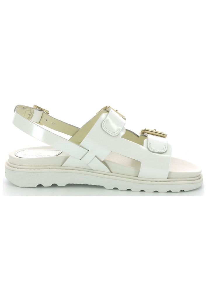 Kickers Sandalen Leder Weiß Lack