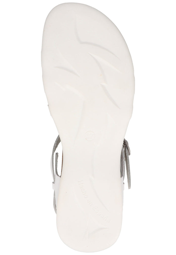 Kickers Sandalen Leder Weiß/Silber