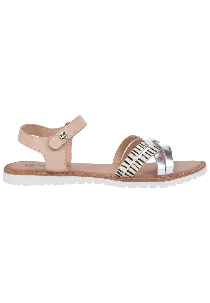 Kickers Sandalen Leder Zebra