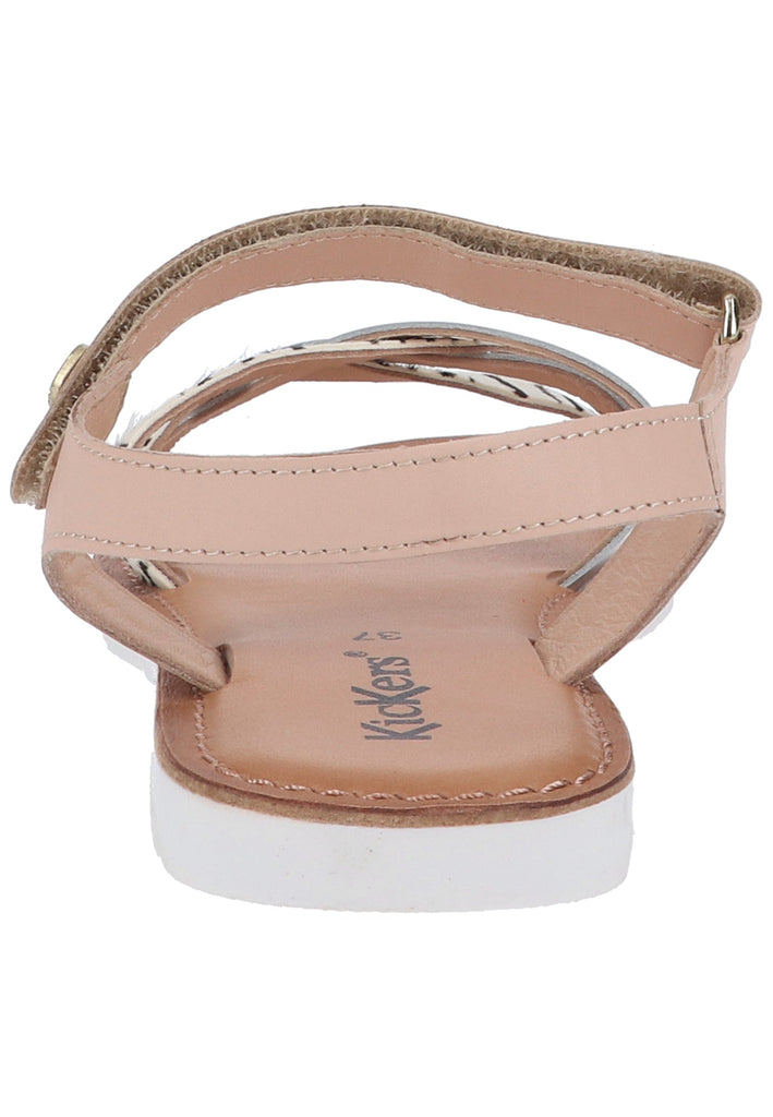 Kickers Sandalen Leder Zebra