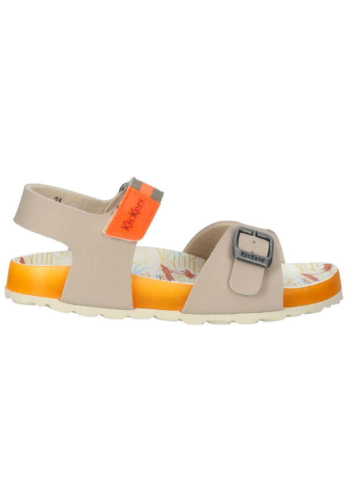 Kickers Sandalen Lederimitat Beige