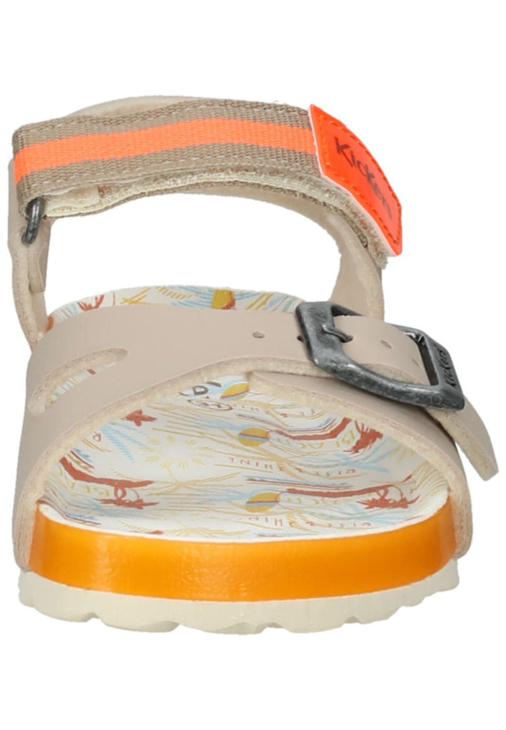 Kickers Sandalen Lederimitat Beige