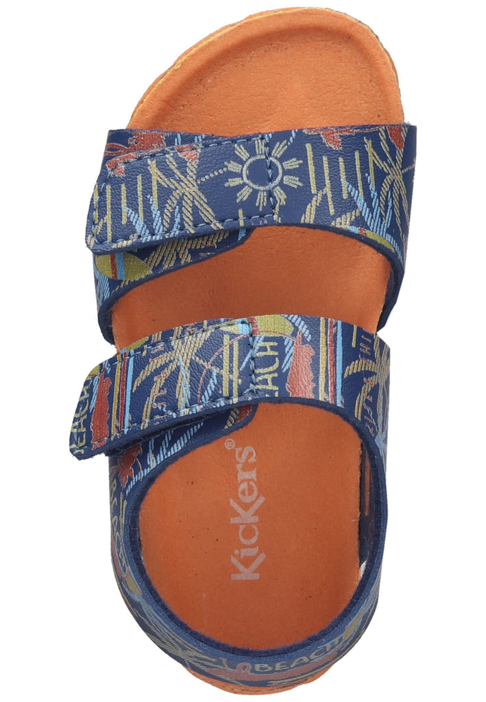 Kickers Sandalen Lederimitat Blau