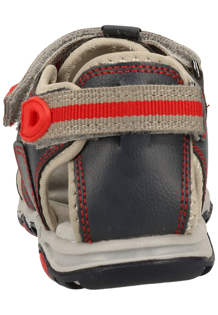 Kickers Sandalen Lederimitat Blau/Rot