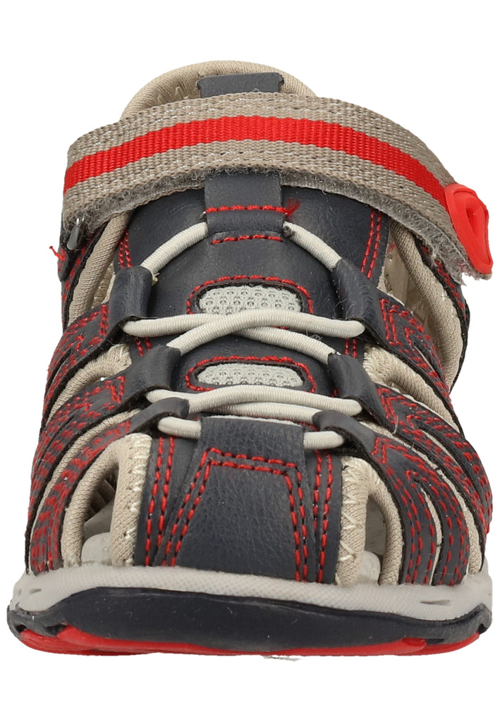 Kickers Sandalen Lederimitat Blau/Rot