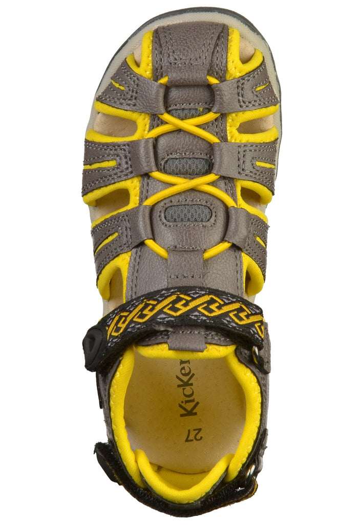 Kickers Sandalen Lederimitat Grau