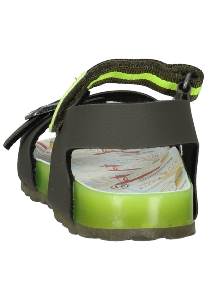 Kickers Sandalen Lederimitat Grün