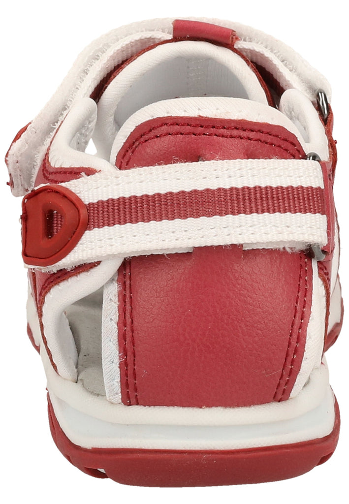 Kickers Sandalen Lederimitat Rot/Weiß