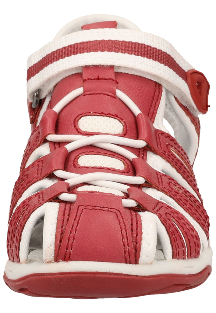 Kickers Sandalen Lederimitat Rot/Weiß