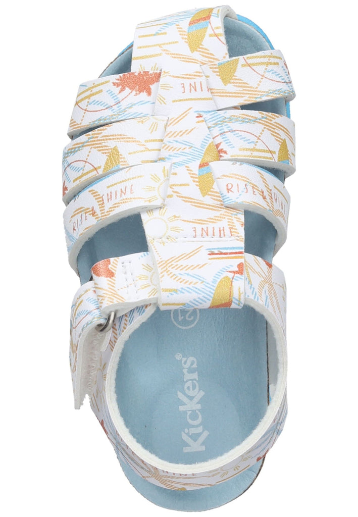 Kickers Sandalen Lederimitat Weiß