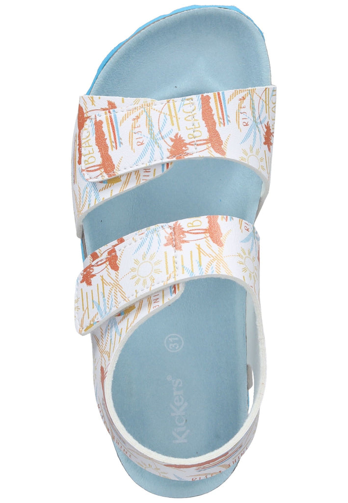 Kickers Sandalen Lederimitat Weiß