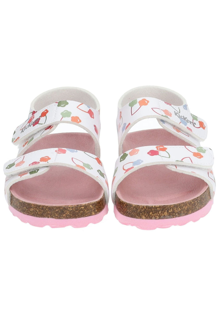 Kickers Sandalen Lederimitat Weiß Kombi