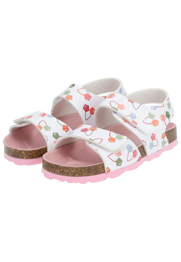 Kickers Sandalen Lederimitat Weiß Kombi