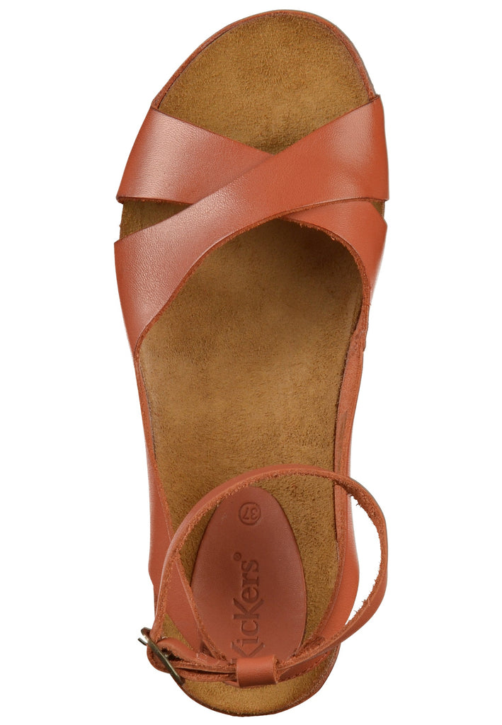 Kickers Sandalen Nappaleder Camel