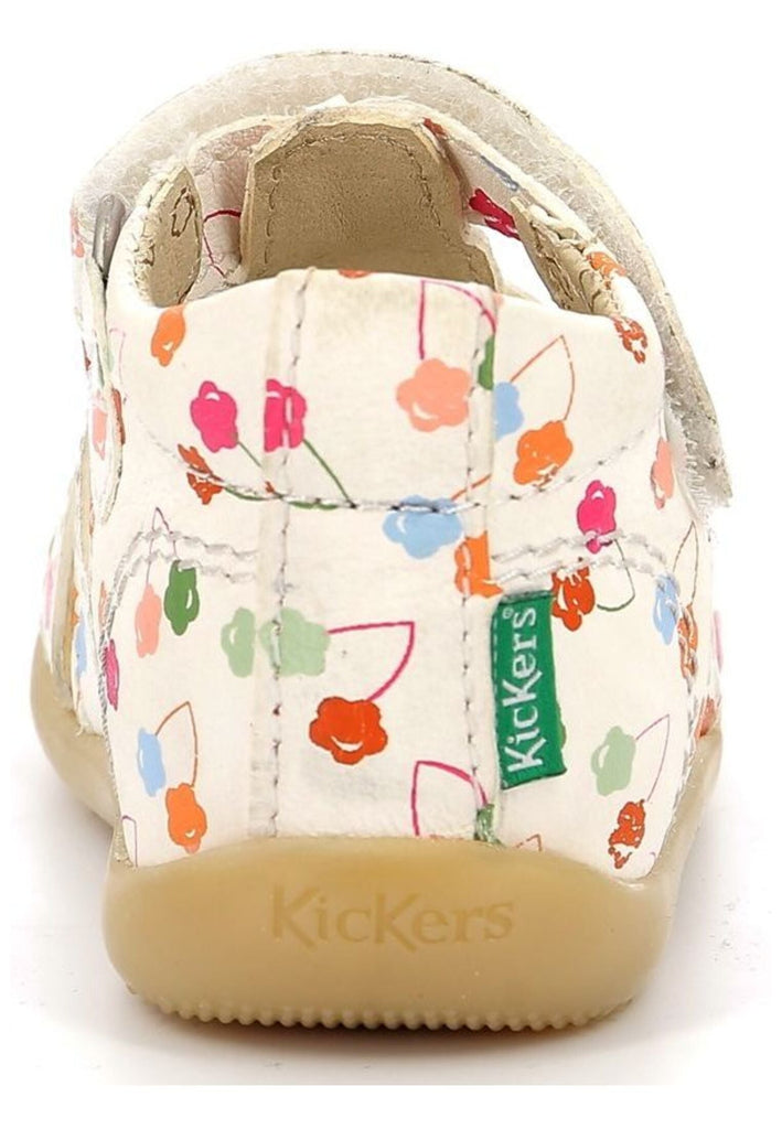 Kickers Sandalen Nappaleder Weiß Kombi