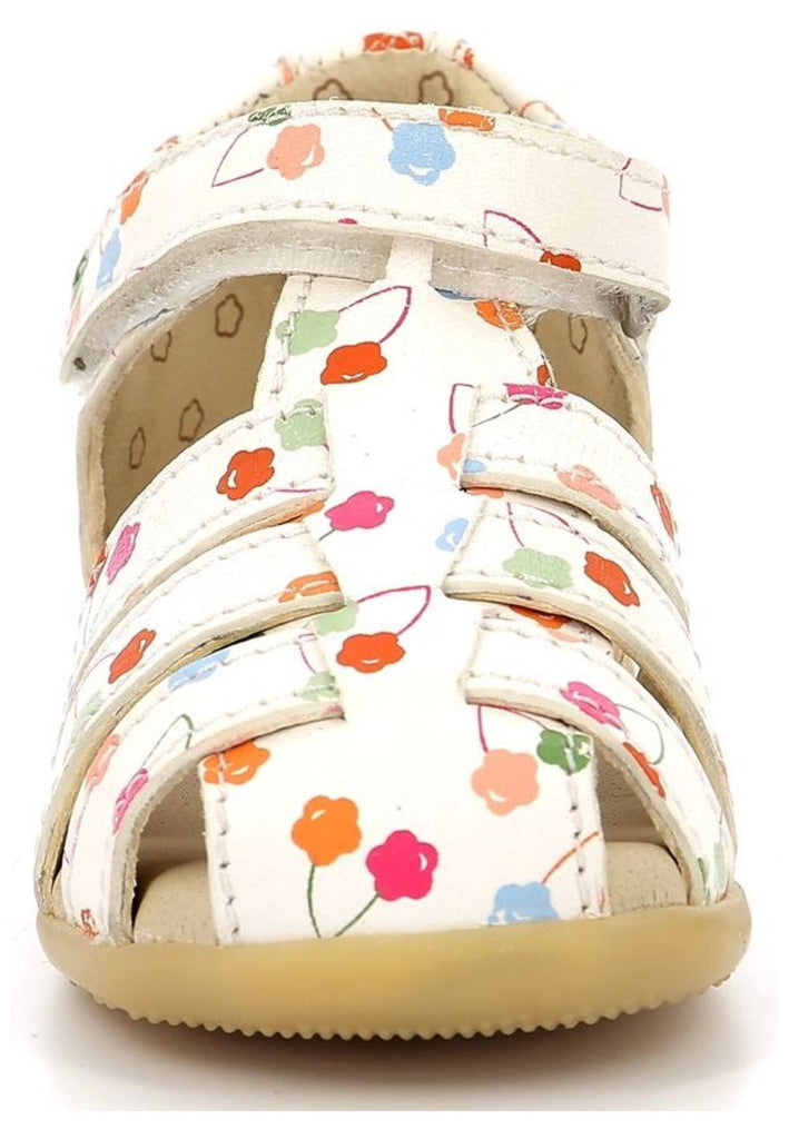 Kickers Sandalen Nappaleder Weiß Kombi