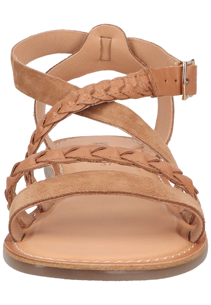 Kickers Sandalen Veloursleder Camel