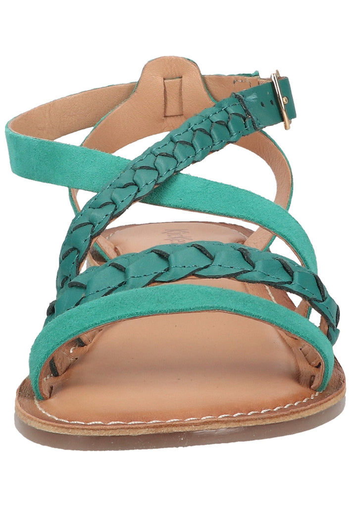Kickers Sandalen Veloursleder Grün