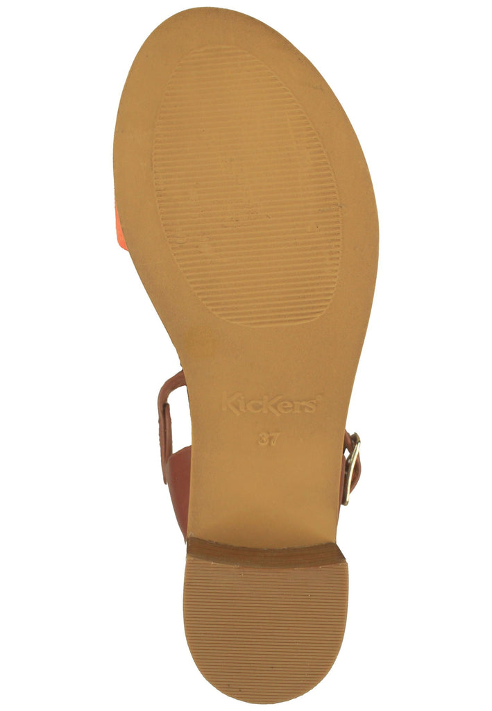 Kickers Sandalen Veloursleder Orange