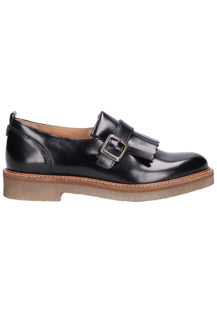 Kickers Slipper Leder Schwarz