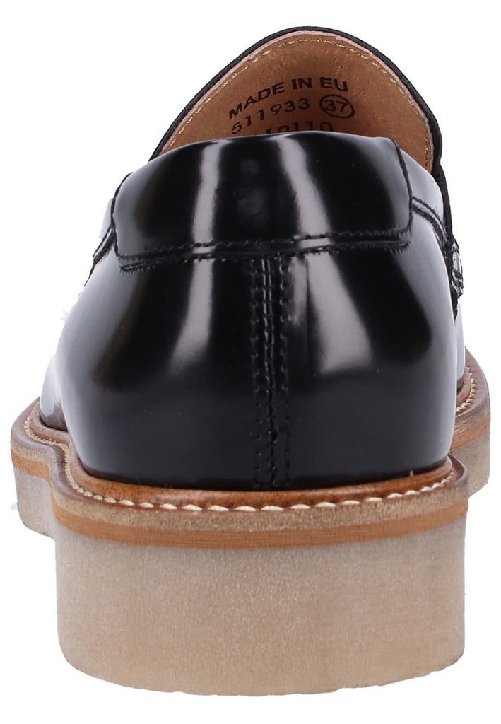 Kickers Slipper Leder Schwarz