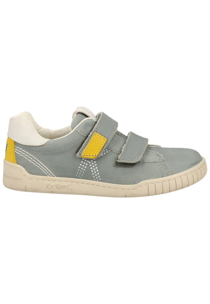 Kickers Sneaker Leder Khaki/Grau