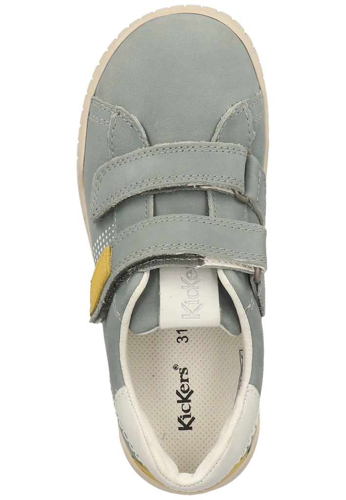 Kickers Sneaker Leder Khaki/Grau