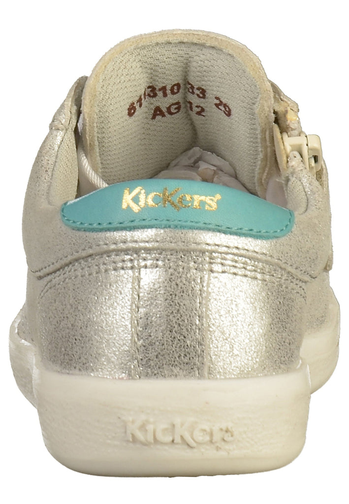 Kickers Sneaker Leder Silber