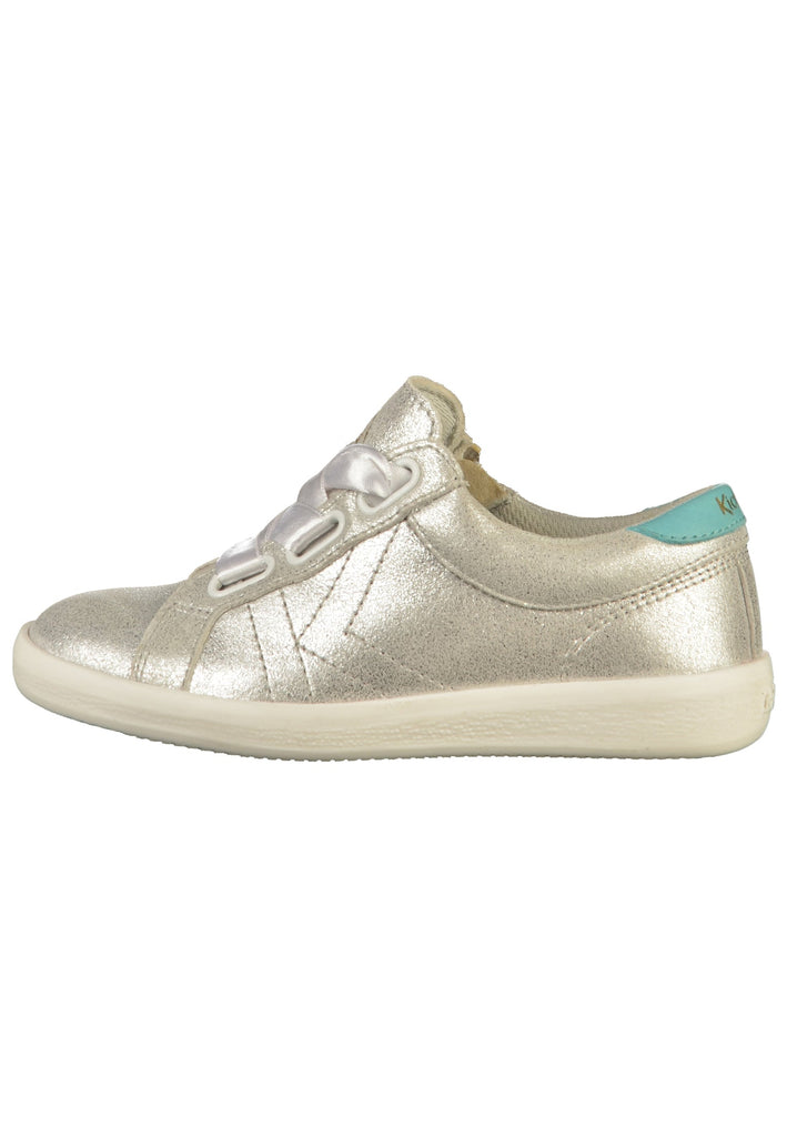Kickers Sneaker Leder Silber