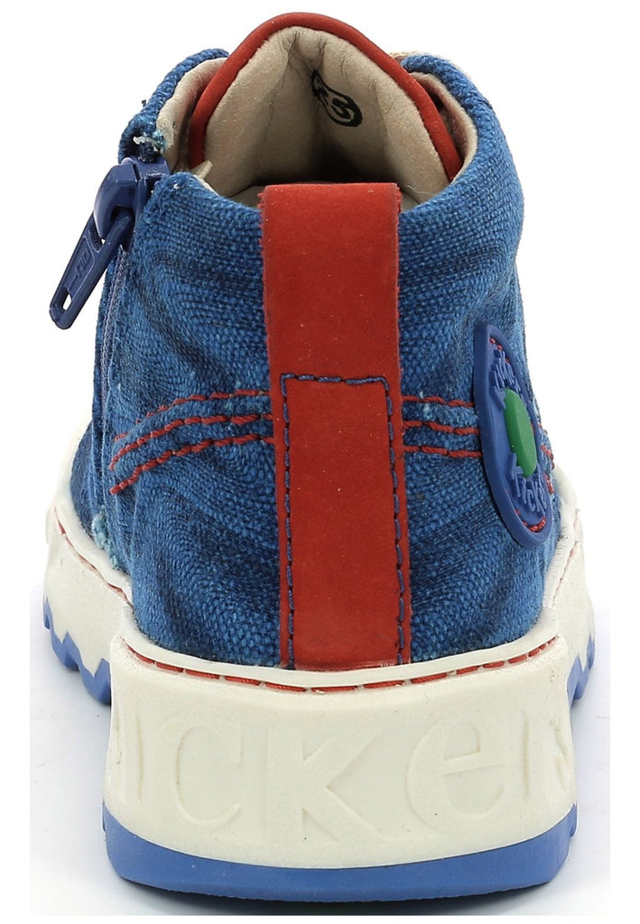 Kickers Sneaker Textil Blau/Rot