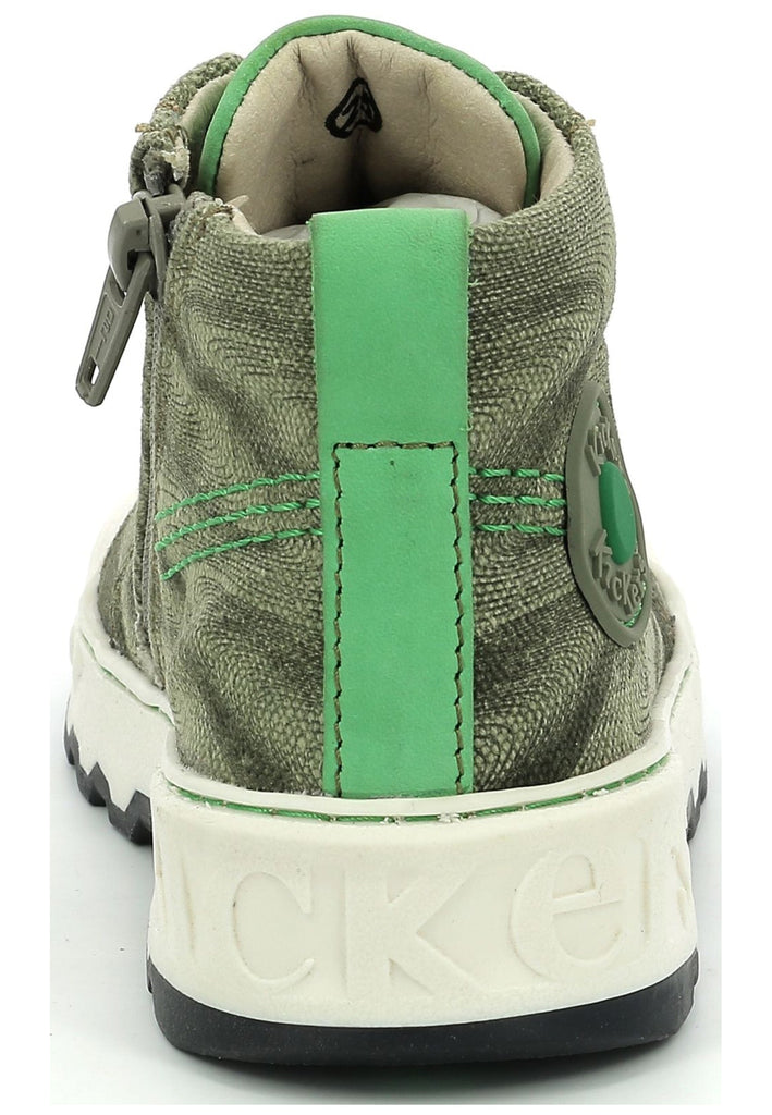 Kickers Sneaker Textil Khaki/Gruen