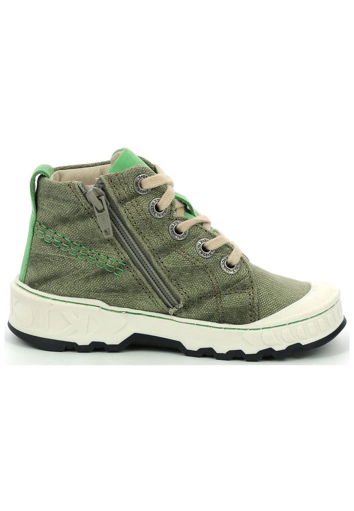 Kickers Sneaker Textil Khaki/Gruen