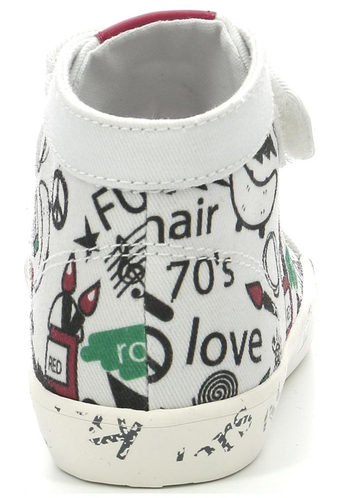 Kickers Sneaker Textil Weiß/Rot