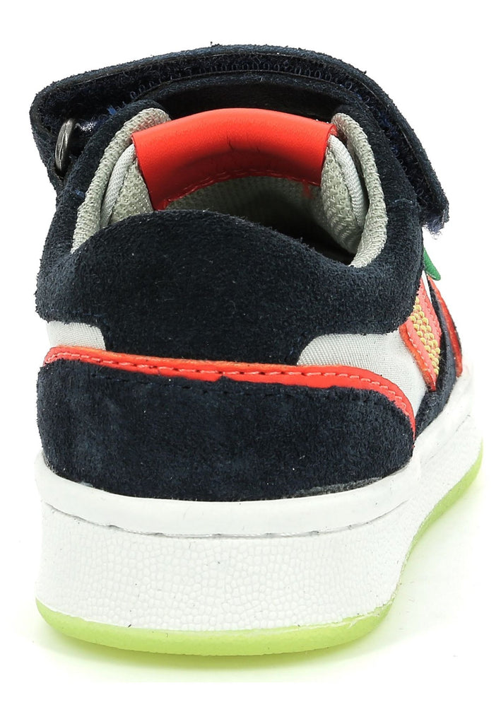Kickers Sneaker Veloursleder/Textil Navy/Orange