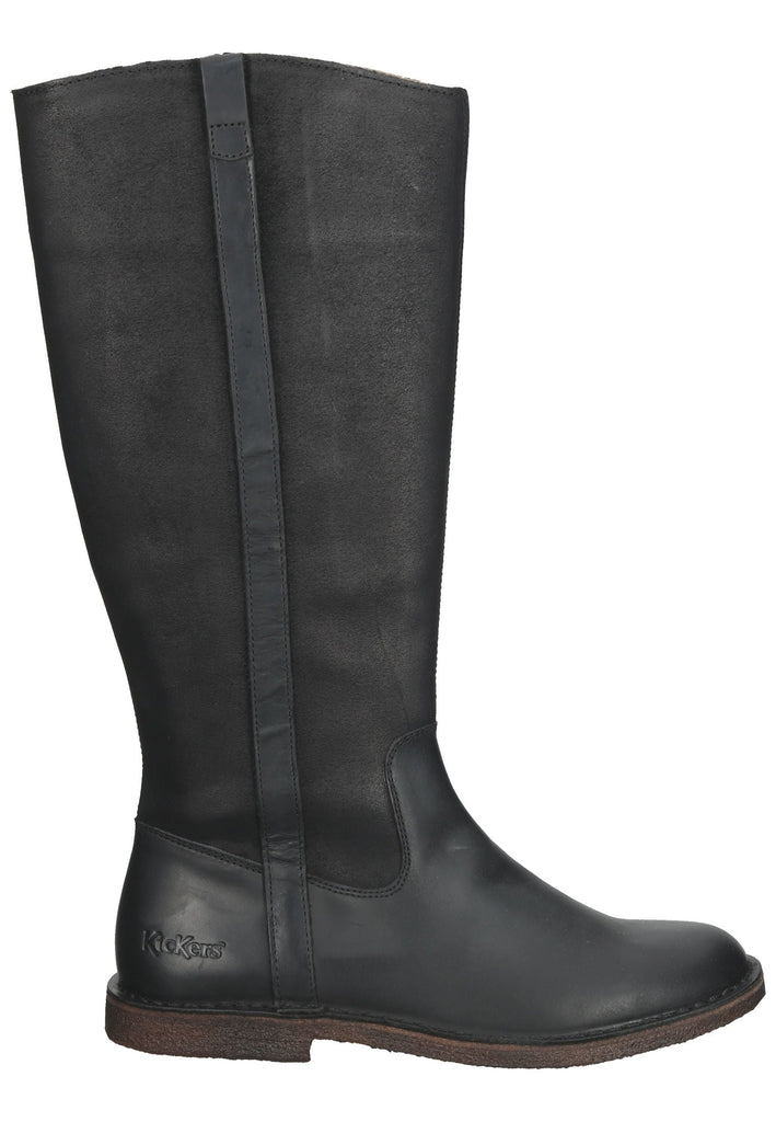 Stiefel Kickers Stiefel Leder Schwarz Kombi