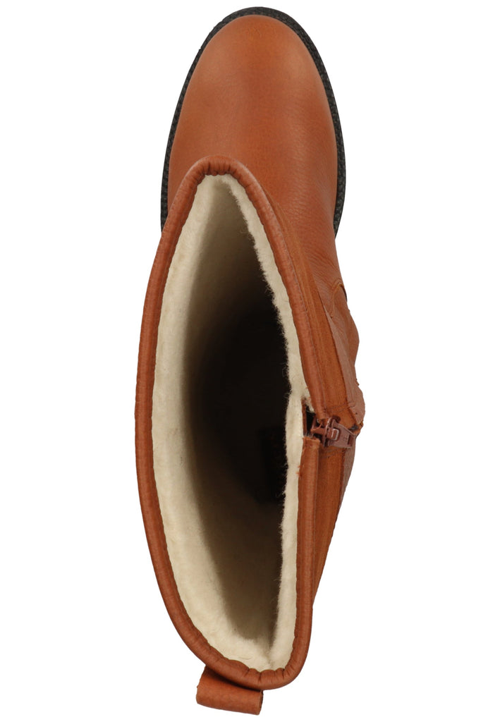 Kickers Stiefel Leder Camel Warmfutter