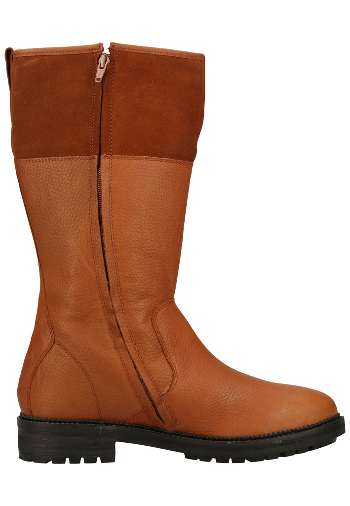 Kickers Stiefel Leder Camel Warmfutter