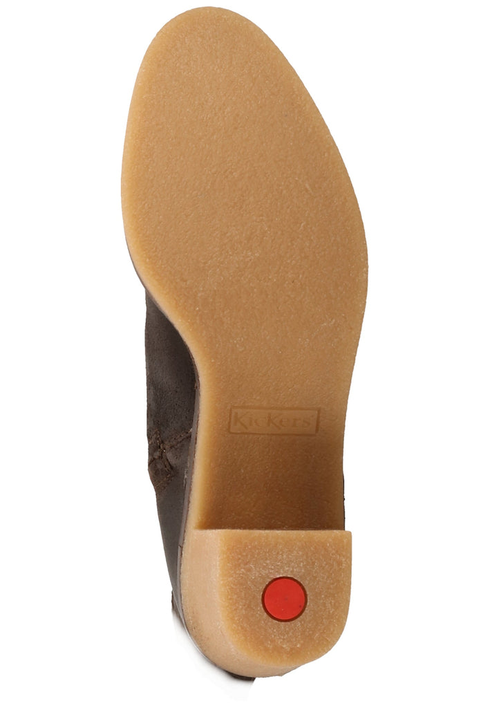 Kickers Stiefel Leder Dunkelbraun