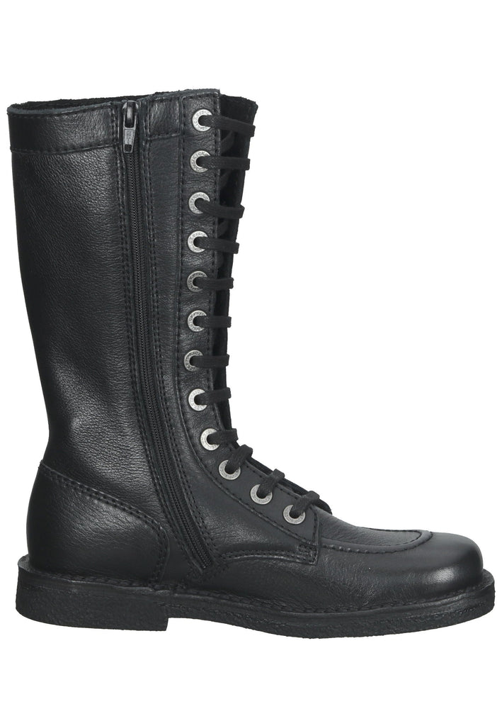 Kickers Stiefel Leder Schwarz
