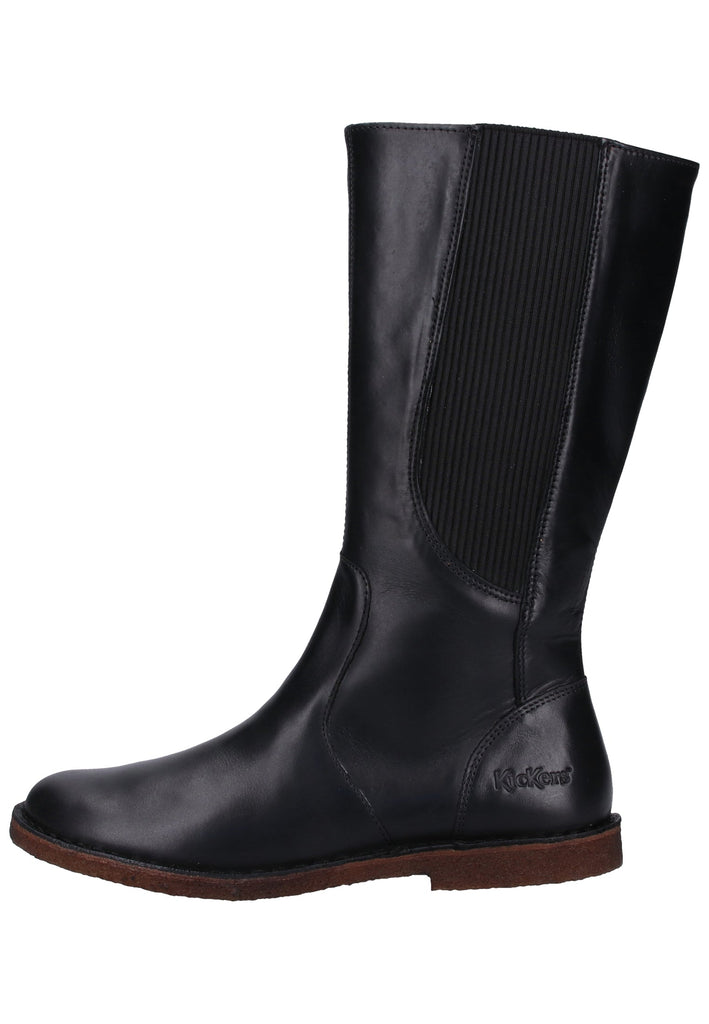 Kickers Stiefel Leder Schwarz