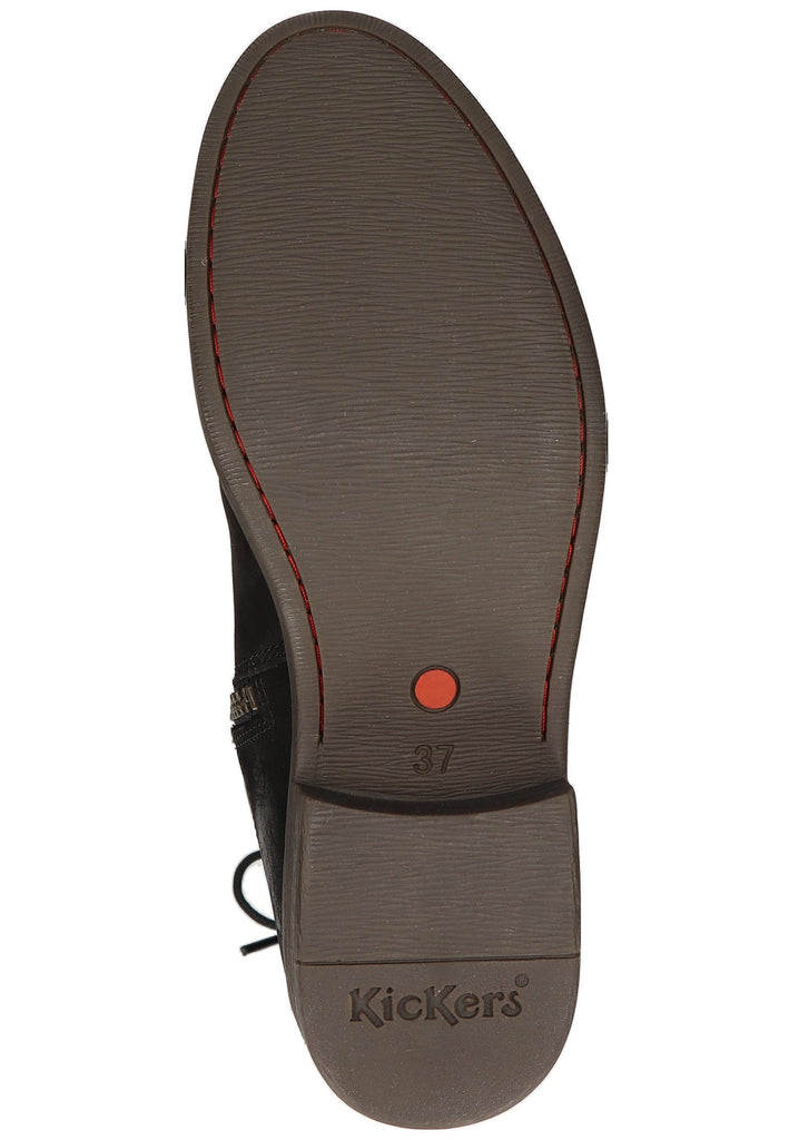 Kickers Stiefel Leder Schwarz