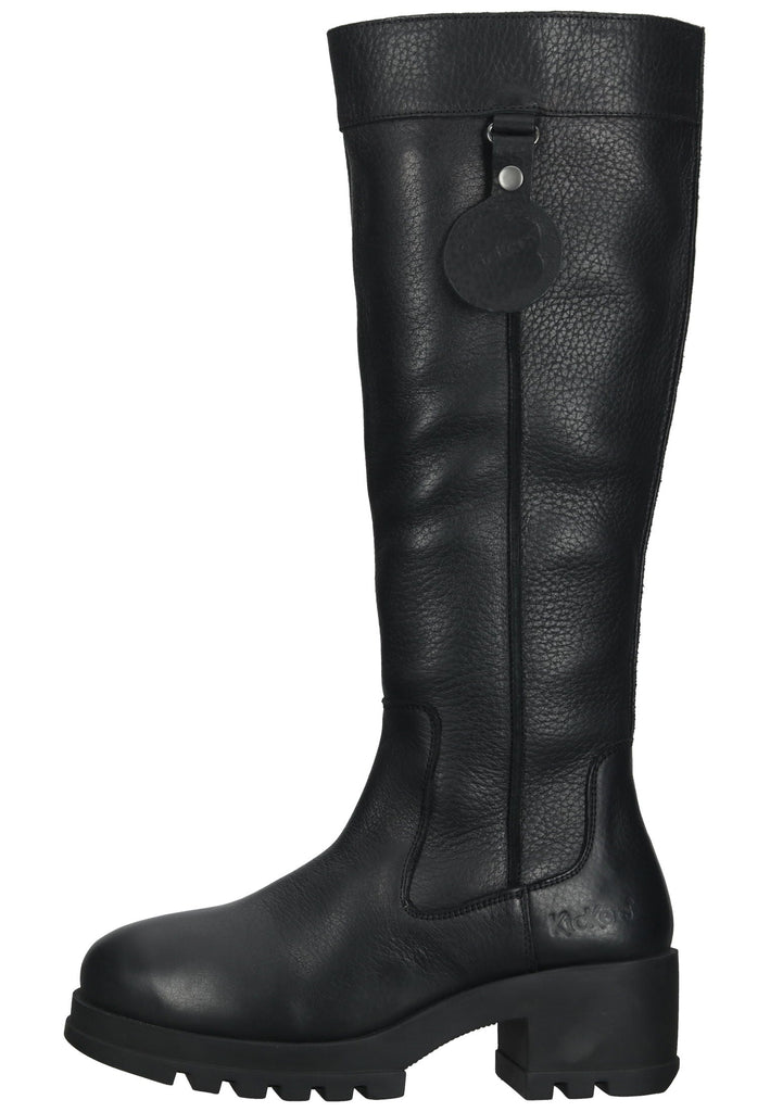 Kickers Stiefel Leder Schwarz
