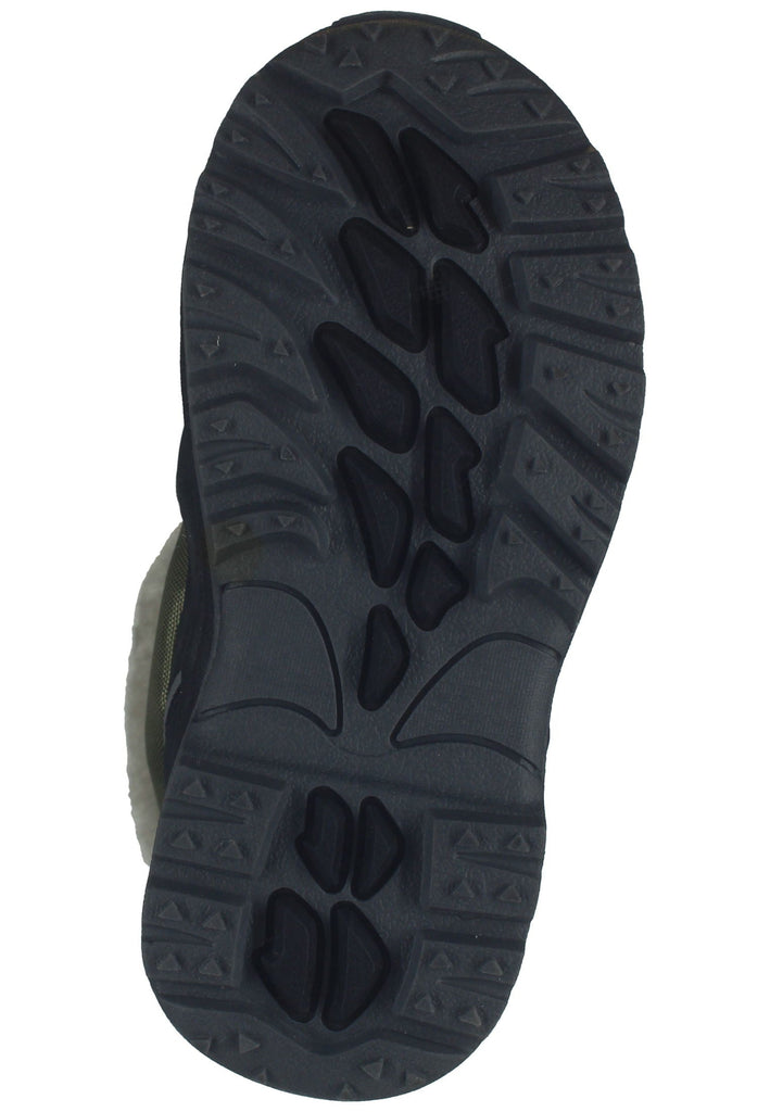 Kickers Stiefel Lederimitat/Textil Grün Warmfutter