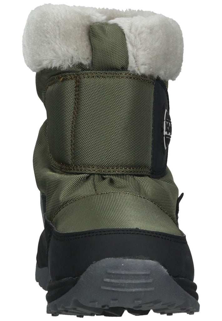 Kickers Stiefel Lederimitat/Textil Grün Warmfutter